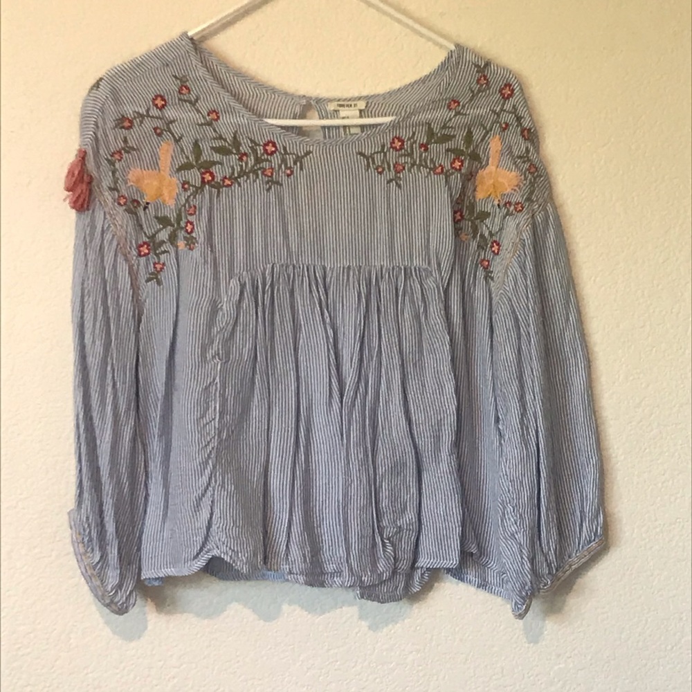 Flowy stitched blouse